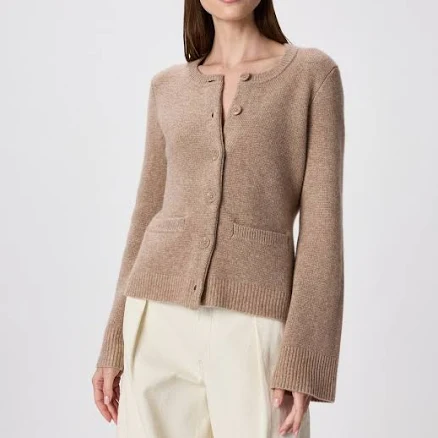 Quince Mongolian Cashmere Structured Cardigan Sweater