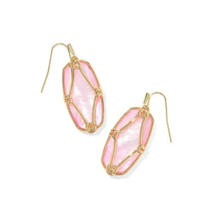 Kendra Scott Elle Lattice Frame Drop Earrings