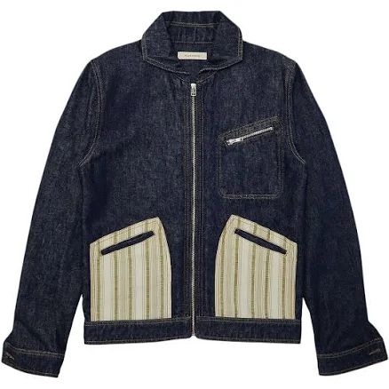 Wales Bonner Contrast-Panel Denim Jacket