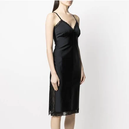 Alexander Wang Lace Trim Slip Dress , Medium