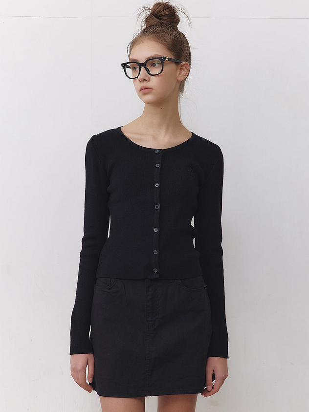 Y Slim Knit Cardigan