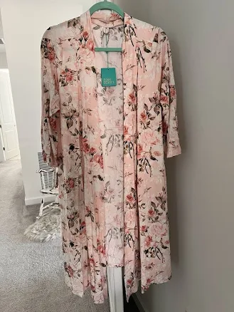 Posh Peanut Floral Bamboo Robe