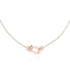[Regalia jewelry]FORCE 10 DIAMOND NECKLACE Force 10 Collection | Marine Braided Cable | Fred EN