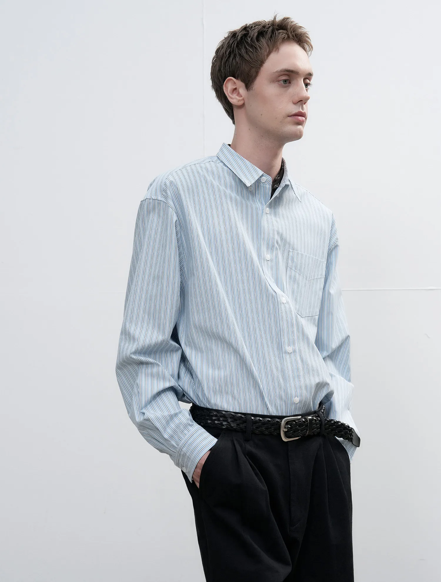 Multi Stripe Shirt [BLUE] / SBC2U03004