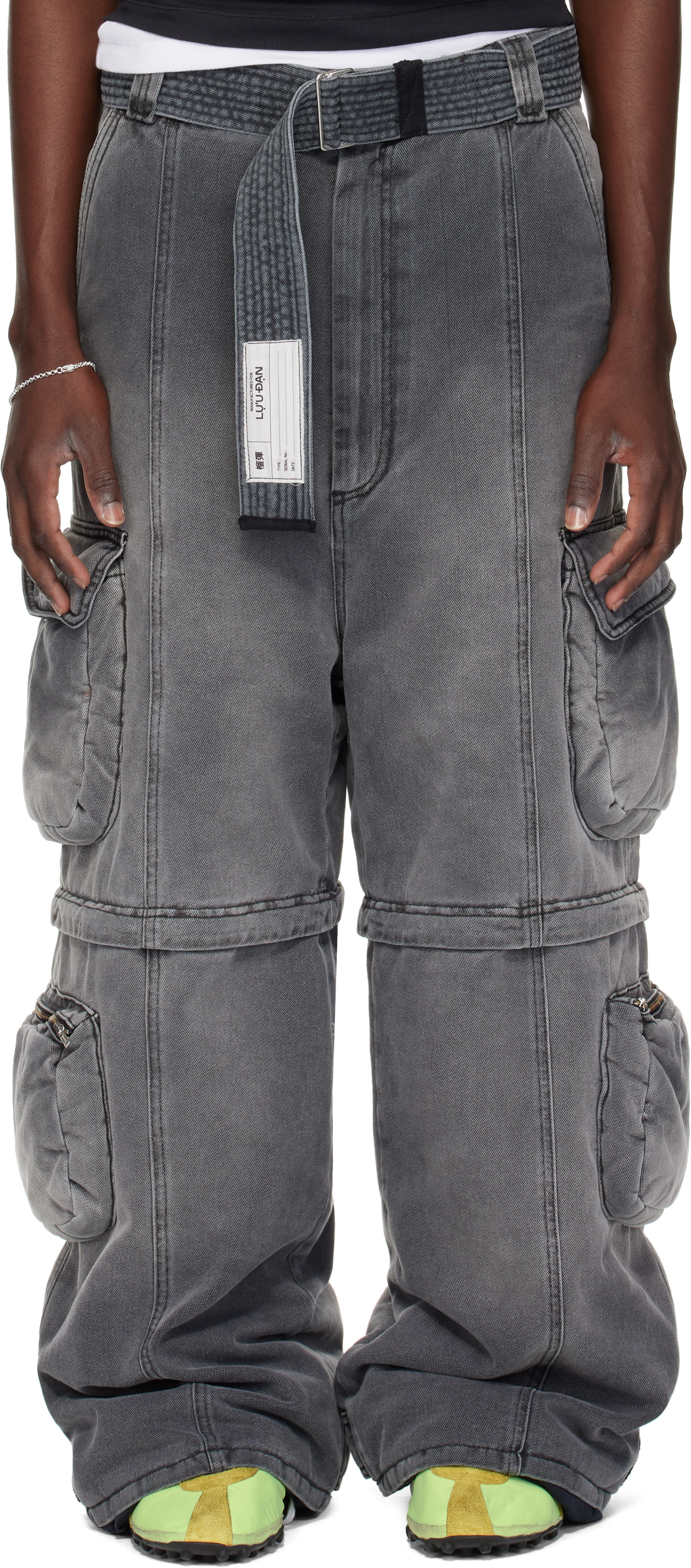 Black & Orange Junkyard Trousers
