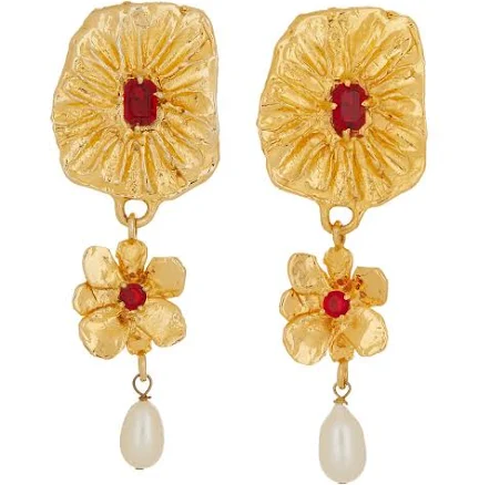 Mondo Mondo Venus pearl-drop earrings - Gold - Size: regular - Female