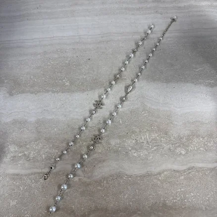 Chanel Pearl Bead Waist Chain Belt / Necklace