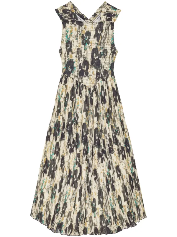 Floral-print Dress