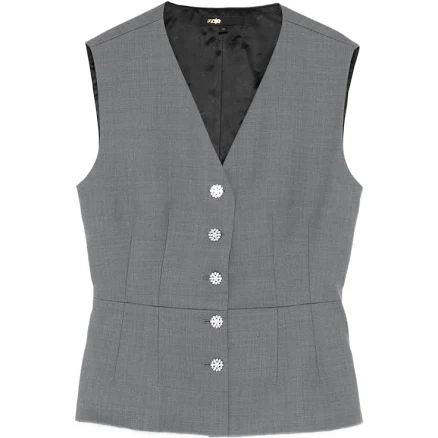 Maje Women's Sleeveless Button Waistcoat