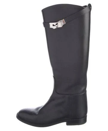 Hermès Women's Leather Jumping Boots