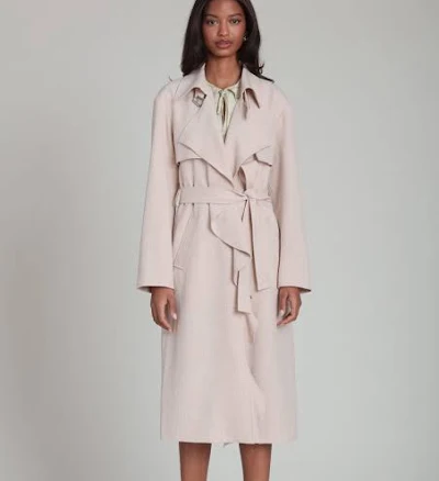 Waterfall Drape Trench Coat