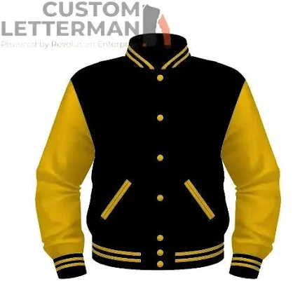 Personalized Wool & Leather Varsity Letterman Jacket