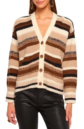 Ramy Brook Caroline Striped Cardigan
