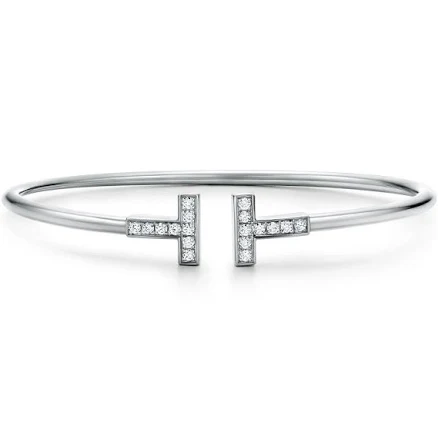Tiffany T Diamond Wire 18K