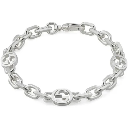 Gucci Interlocking G Sterling Bracelet