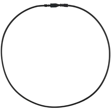 Black Silicone Rubber Tubing Cord Necklace