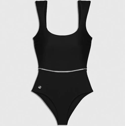 Women's Square Neckline One-Piece Swimsuit