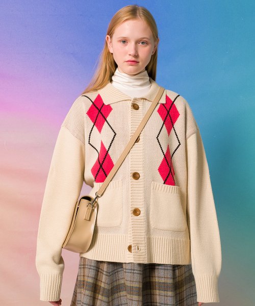 Argyle Cardigan