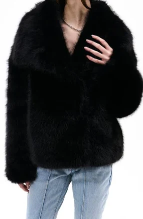 Azalea Wang Regina Faux Fur Jacket