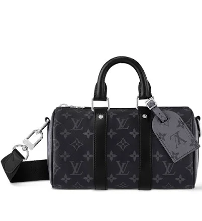 LOUIS VUITTON Keepall Bandoulière 25 Monogram Eclipse Reverse Monogram Eclipse