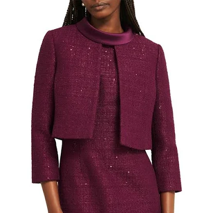 Hobbs Prisha Sequin Tweed Jacket