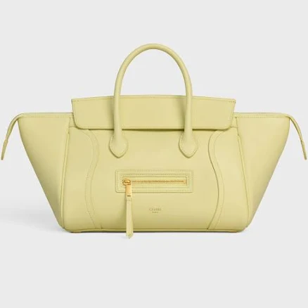 CELINE Women's Little Luggage in Supple Lambskin Leather