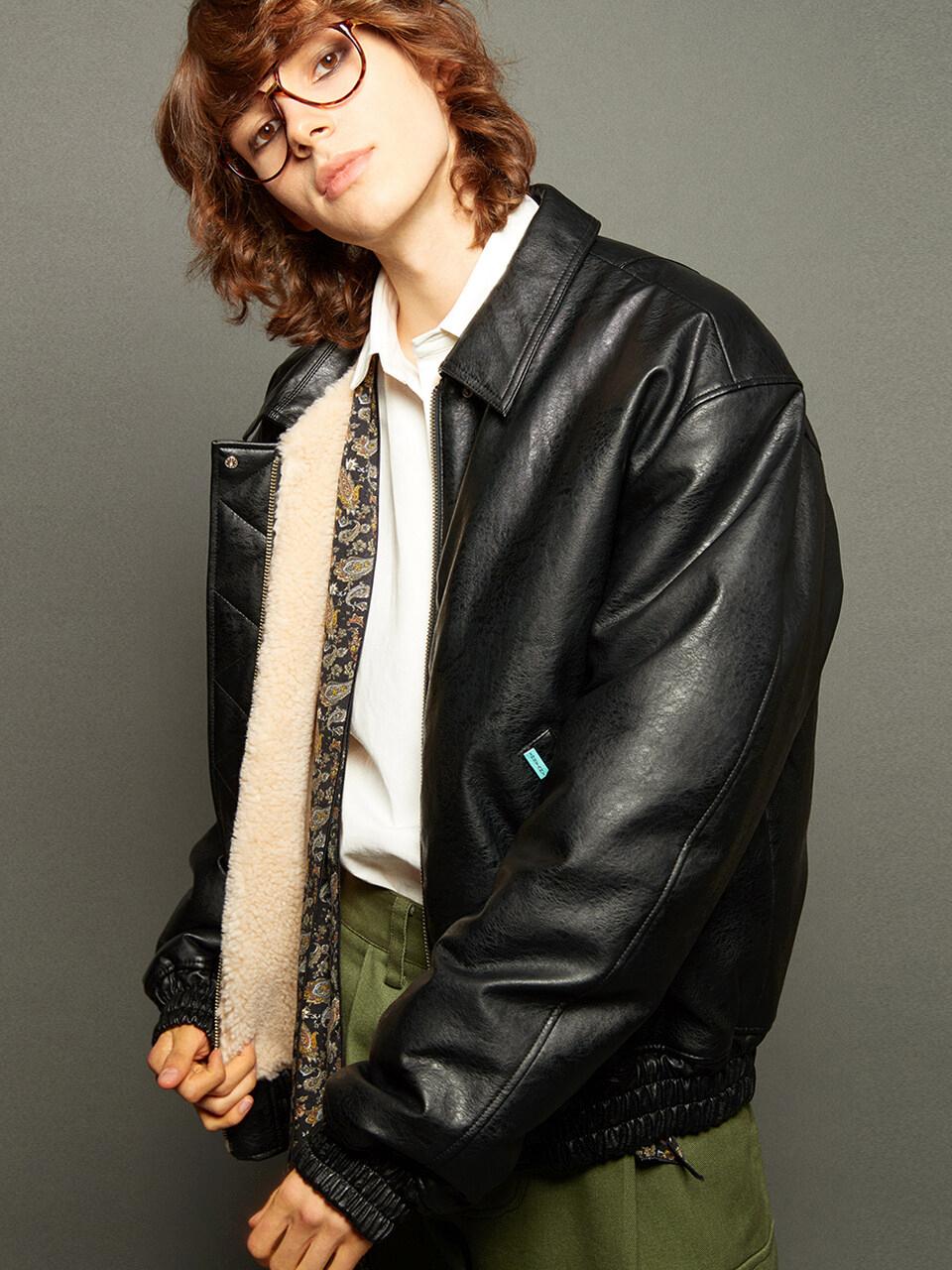 Reversible Bomber Jacket_Black