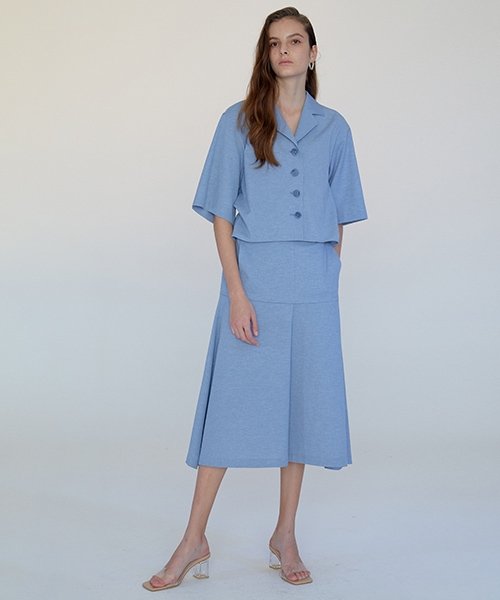 Suit-up linen dress VWOPKE0400