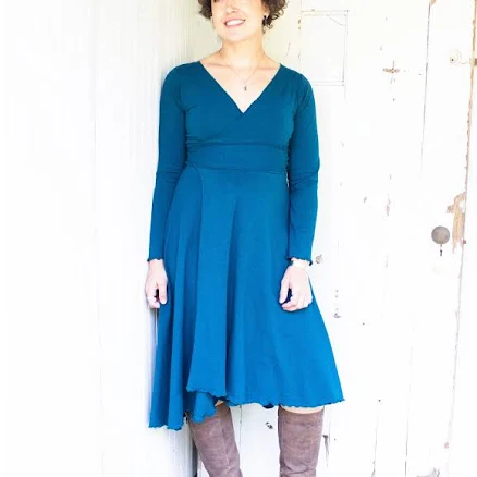 Elysia Stretch Hemp Wrap Dress