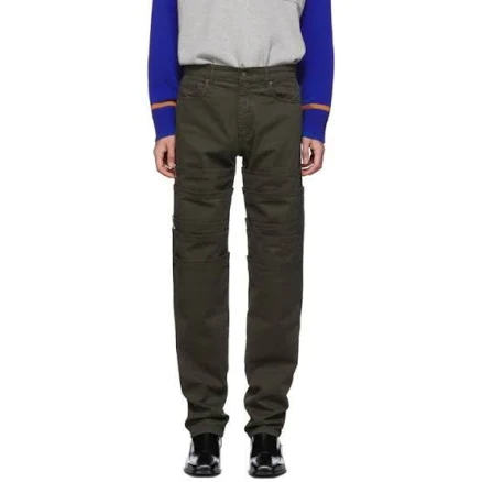 Y/project Green Layered Trousers Size M