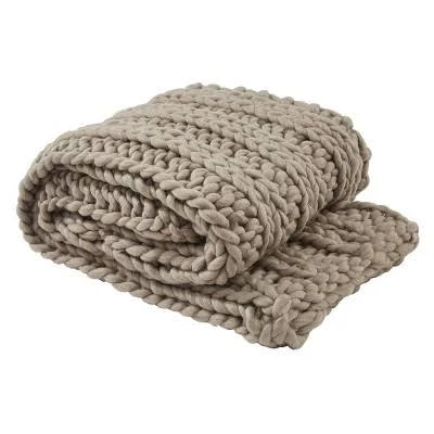 Park Designs Chunky Ribbed Knit Throw