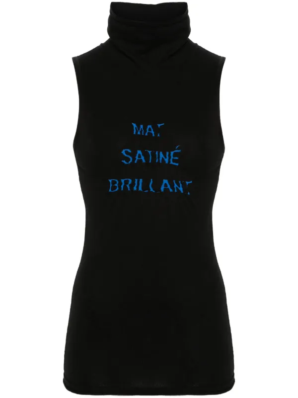 Gathered Roll-neck Top