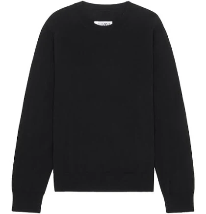 Maison Margiela Grey Wool Elbow Patch Sweater