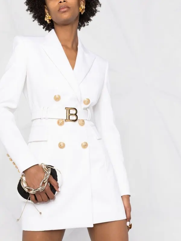 B-logo Blazer-style Minidress