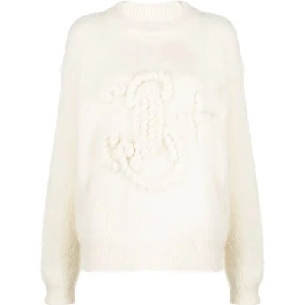 Jil Sander Logo-embroidered Chunky-knit Jumper