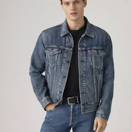 Levi's Men's Regular-Fit Stretch Denim Trucker Jacket