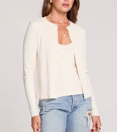 Slim Rib Cardigan
