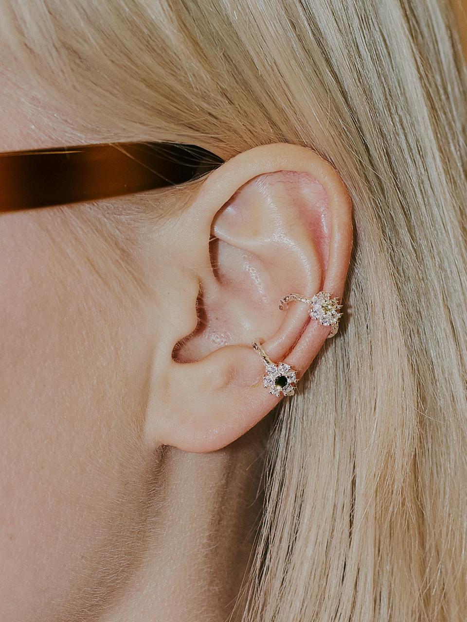[Silver 925] Spring Flower Ear Cuff