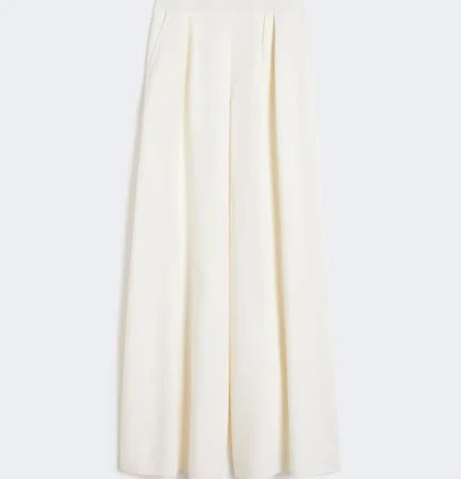 Max Mara Woman Wide-fit wool trousers