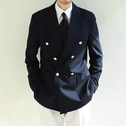 Men's Double Breasted Suit Jacket