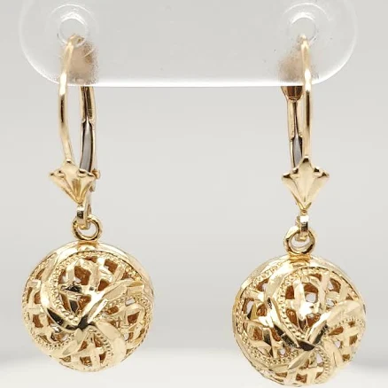 14kt Yellow Gold Earrings