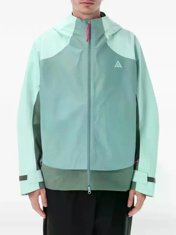 Hooded Color-Block Jacket