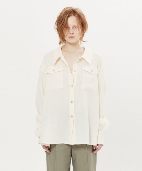Pocket Ivory Shirts
