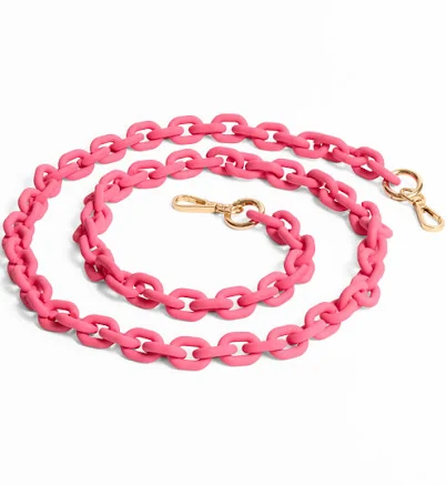 Pink Acrylic Chain Link Strap
