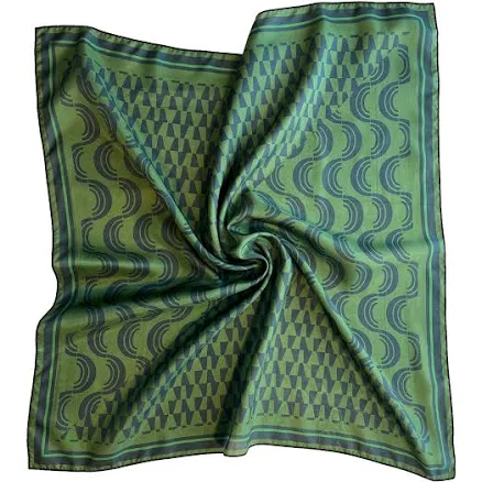 Geometric Silk Scarf