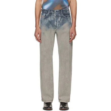 Diesel Blue Relaxed Regular Waist 1980 D-Eeper Jeans