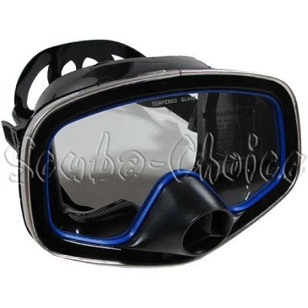 Scuba Choice Scuba Diving Classic Free Dive One-Window Silicone Purged Mask
