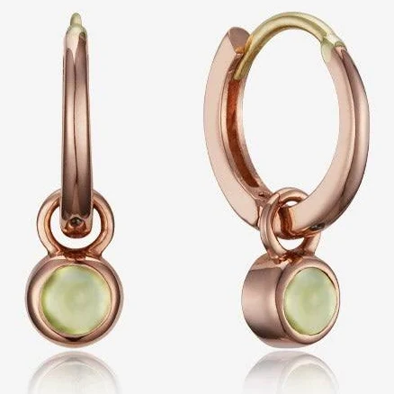 Debon D.D Gold Earrings with August Birthstone
