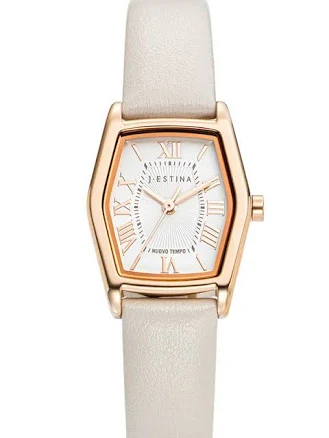 J.ESTINA Nuovo Tempo Leather Watch