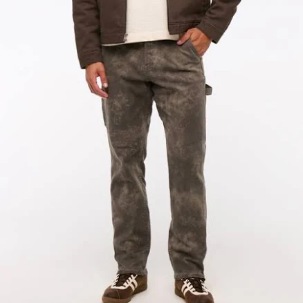 Men's Abercrombie & Fitch Loose Workwear Pant in Olive